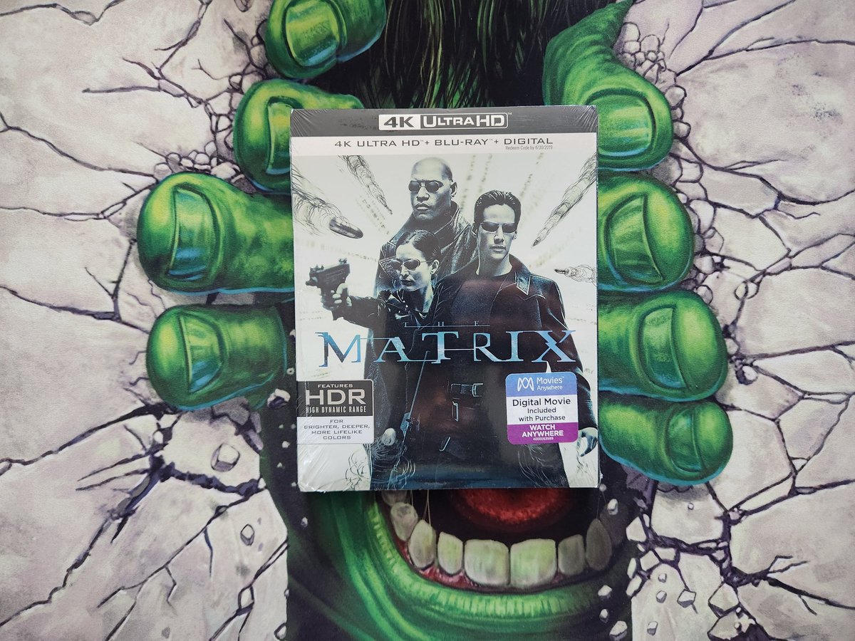 Matrix #4KUltraHD. $2 flea market find. Still sealed. Upgrade!!!!! #PhysicalMedia #fleamarketfind