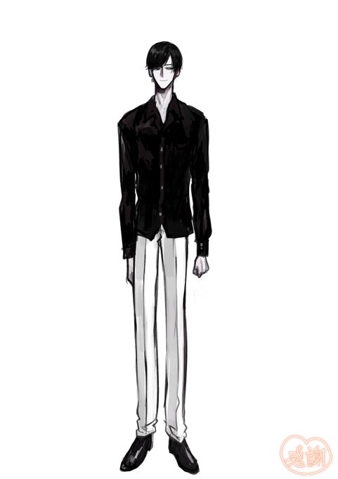 「pants standing」 illustration images(Latest)