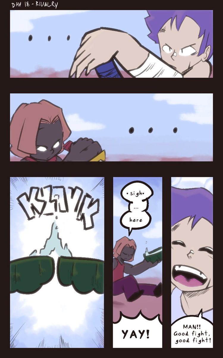 snapper_312's tweet image. DAY 18 - RIVALRY
Challenge by @MonitorComics 
#Mangamay2024