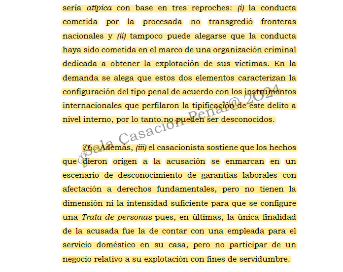 La joven perteneciente a una comunidad indígena, llegó a Bogotá en el 2014 con la promesa de que le darían vivienda, alimentación y un pago de 250.000 mensuales por realizar oficios domésticos, pero fue sometida a prácticas que configuraron el delito de trata de personas.