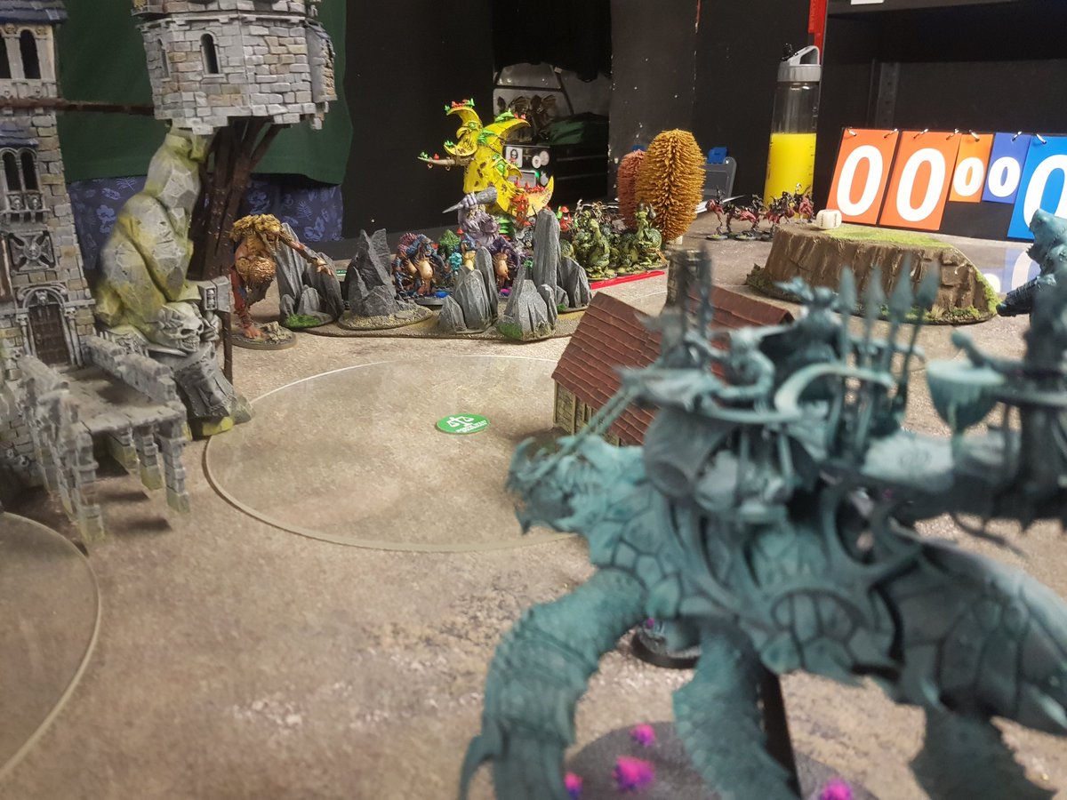 zsssmart's tweet photo. The Final Round at #TraitorousKin it's still all to play for, but it won't be easy. The mission is Geomantic Pulse and our players have the additional task of leaving exactly 1 battleline unit alive in their opponents army at the end of battle.

#ageofsigmar
#Warmongers https://t.co/3V0BIXWw0Z
