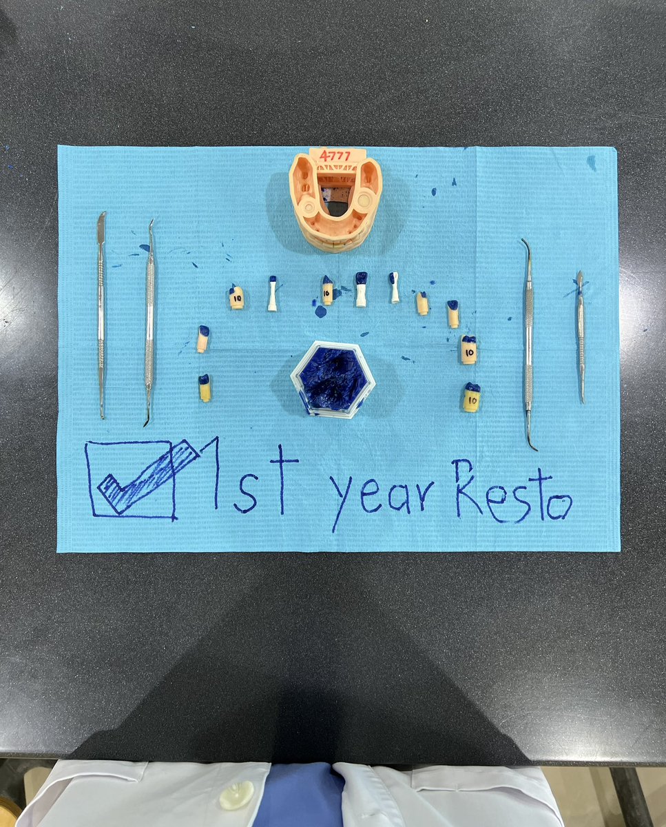 Far04es's tweet photo. وداعًا للواكس
وداعًا للحروق 
وداعًا للضغط النفسي
1st Year Restorative ✅✅✅ https://t.co/Zx4kZLi7Uy