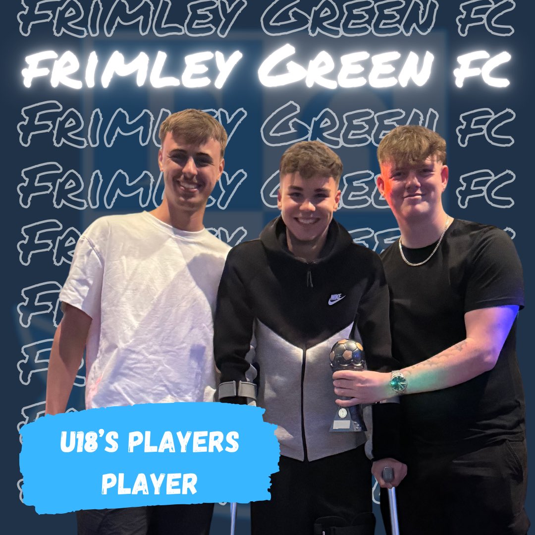 ⚽️⭐️ U18’S AWARDS WINNERS ⭐️⚽️ ⭐️ Supporters Player of the Season: Sean Welch ⭐️ Goal of the Season: Sean Welch ⭐️ Players Player: Dan Wardrope