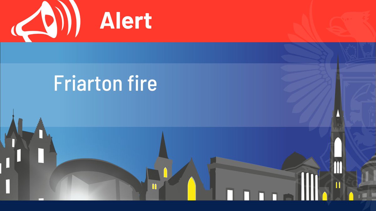 There has been what is believed to be a waste electrical fire in a recycling shed at Friarton this afternoon. Fire Service on site. Local residents are asked to close doors and windows due to high level of smoke. No reports of anyone hurt thankfully, and fire is under control 1/2