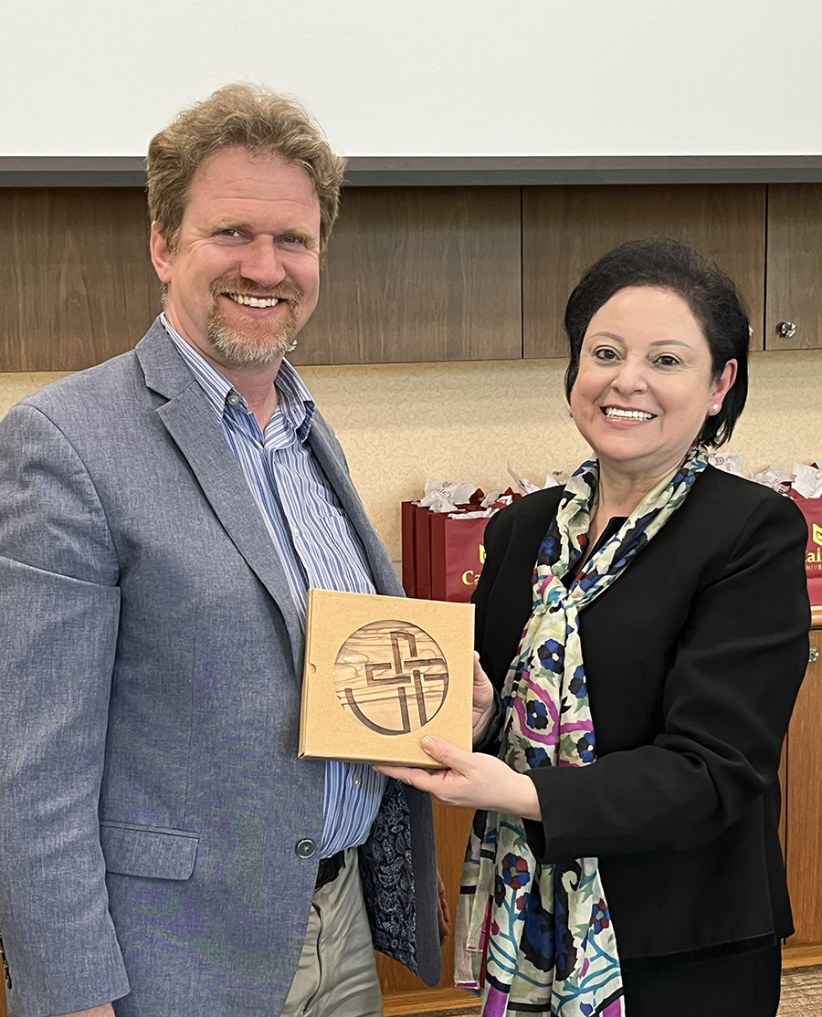 Our Executive Committee was welcomed to <a href="/Calvin_Uni/">Calvin University</a>  by its president, Greg Elzinga, and <a href="/CRCNA/">CRCNA</a> General Secretary Zachary King.