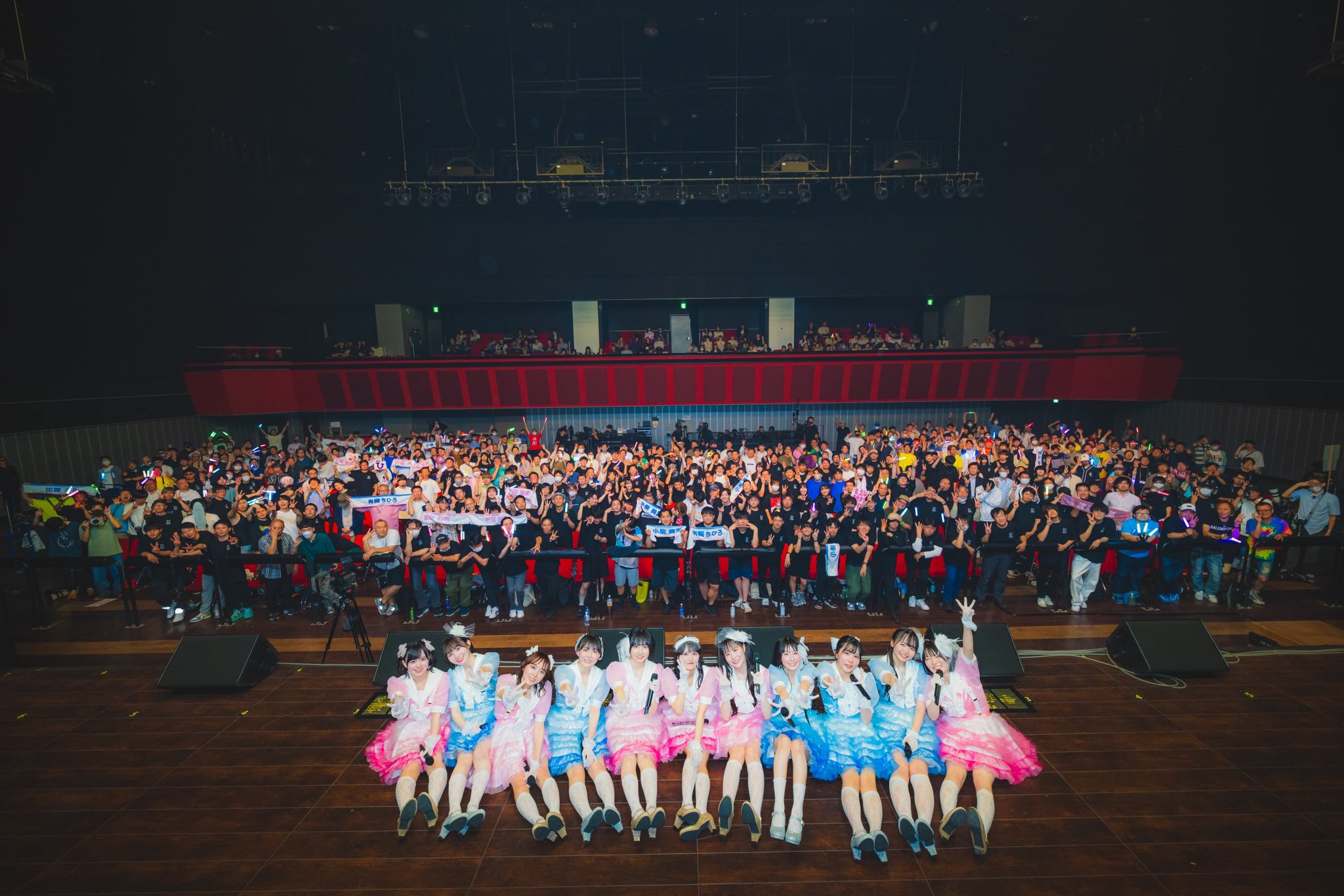 かすみ草とステラZEPP 2DAYS ワンマンライブDVD DAY 1 かすみ草とステラ初の2DAYSワンマンで2期生お披露目、Zepp新宿に