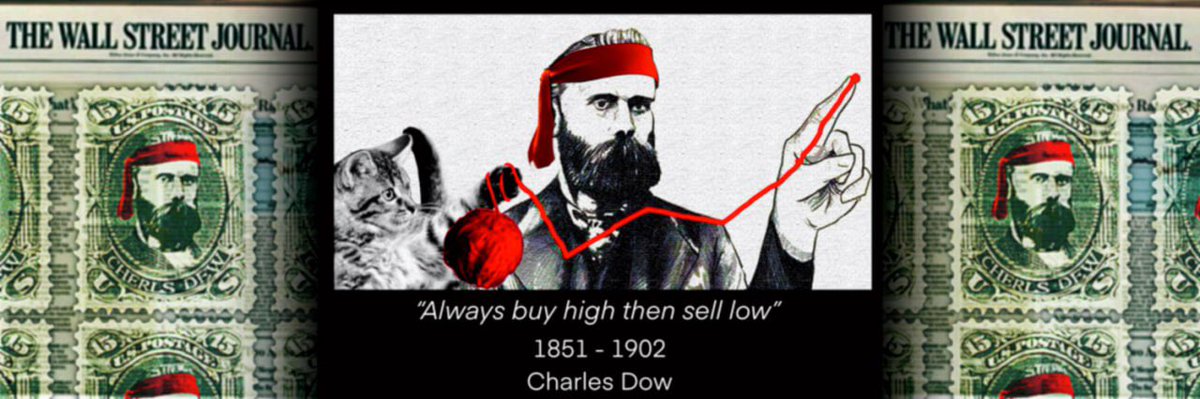 I founded the #wallstreet Journal and the #Dow Jones

I have mastered selling low and buying high