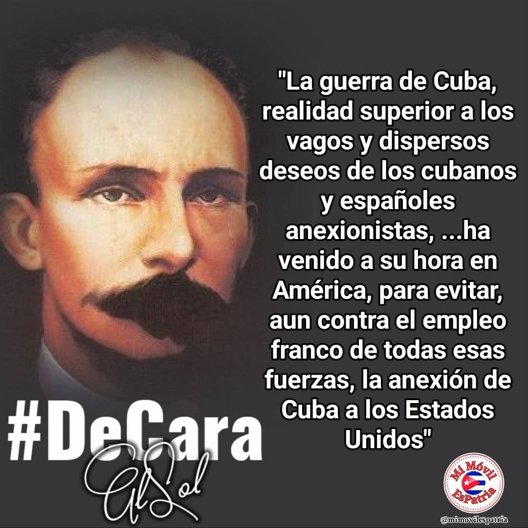 Aniversario de la caída en combate del apóstol #DeCaraAlSol #CubaCoopera