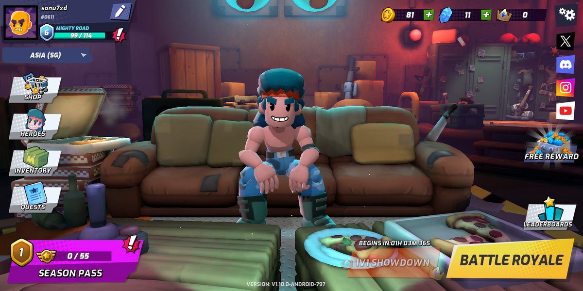 SounakDhua3's tweet image. It was a Full of Action🔥 #OPENLOBBY game night of @PlayMightyHero at @KGeN_Community by @Mixieai

Fun fact is, whenever I entered the room lobby, match didn't get start and whenever I can't join Match gets started.😵

And @sahil_khalifa97's 29k ms Ping, hats off🙌

Thank you💚🧑‍🎤