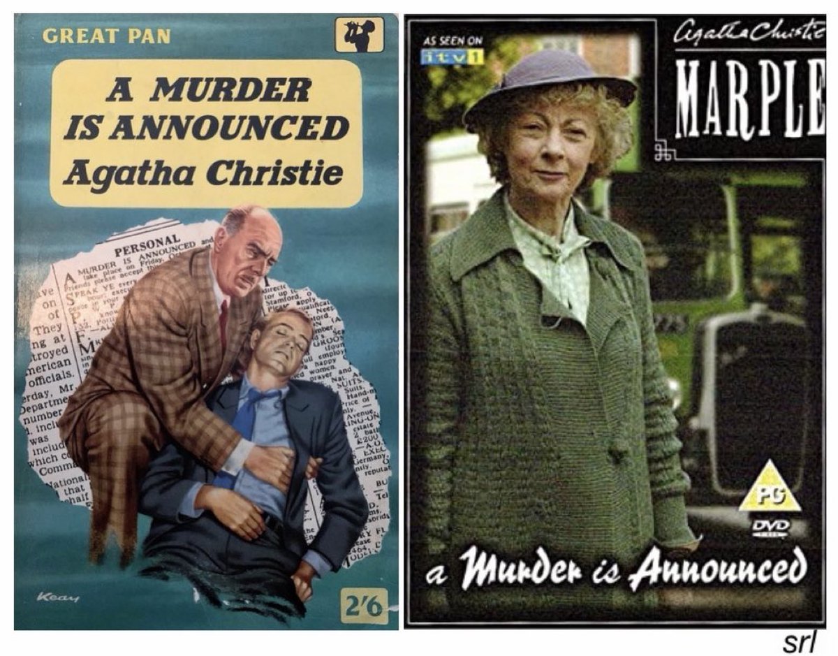 3pm TODAY on #ITV3

From 2005, s1 Ep 4 (of 4) of “Agatha Christie’s Marple”  “A Murder is Announced” directed by #JohnStrickland from a screenplay by #StewartHarcourt

Based on #AgathaChristie’s 1950 novel📖

 🌟#GeraldineMcEwan as #MissMarple
#ChristianCoulson #CherieLunghi