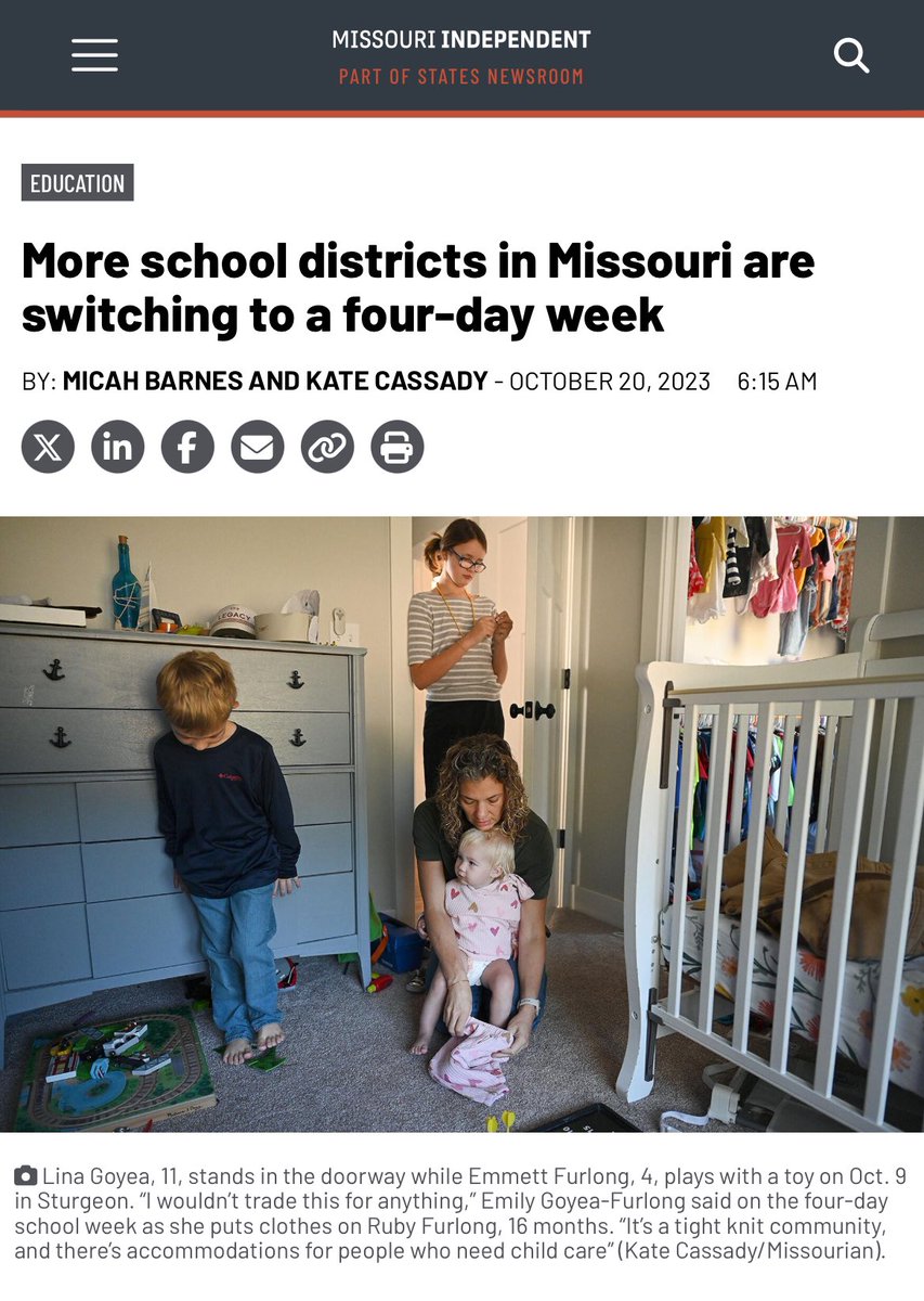 What’s it like for children living under the boot of a GOP supermajority? They can get married, a full-time job, and open carry a loaded gun, but they can’t attend school five days a week. Another day in Missouri.