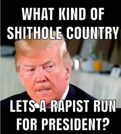 namwella1961's tweet photo. Republicans want you to believe that only Trump can save America.

Trump is an Adderall addicted rapist who needs two hands to drink from a water bottle, but sure he's the courageous leader we need.🤡
#ProudBlue Open Your Eyes #VoteBlueToSaveAmerica #TrumpForPrison2024 https://t.co/iX0oAGILjY