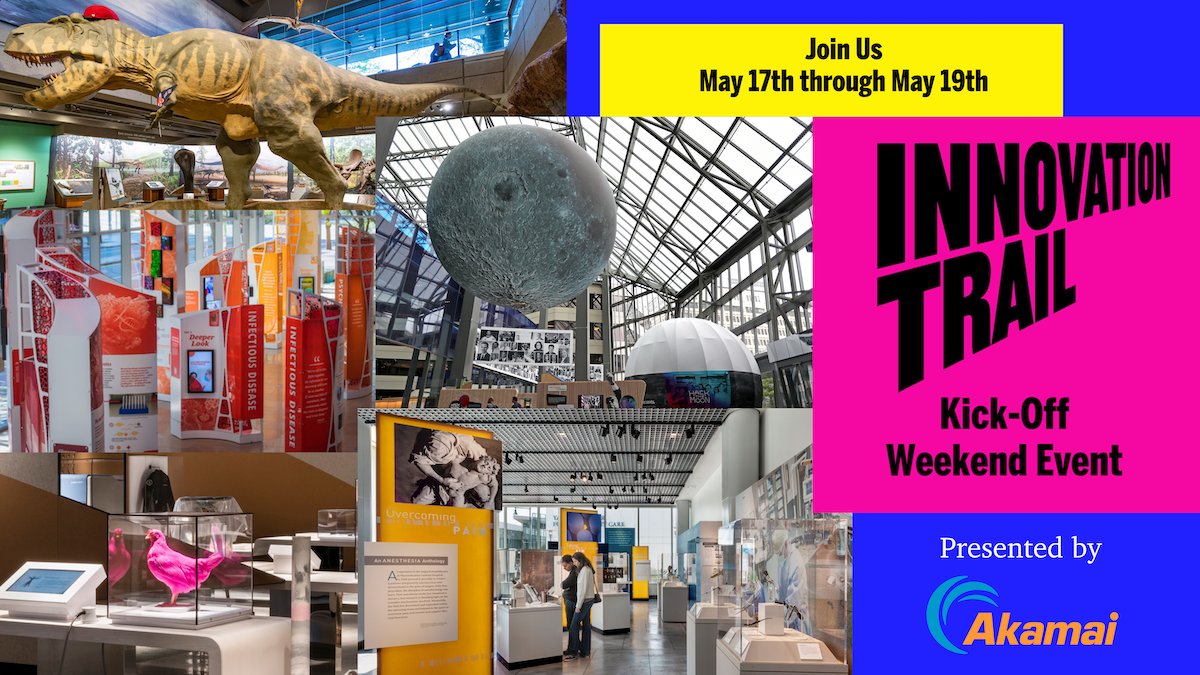 Your challenge for this drizzly Sunday: visit the @MITMuseum and the @museumofscience. Post some pics on social. Earn a free Innovation Trail baseball cap (pick it up at the Museum of Science.) Details: innovationtrail.lpages.co/2024-kick-off-…