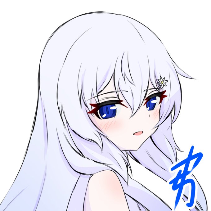 「blue eyes long hair」 illustration images(Latest)