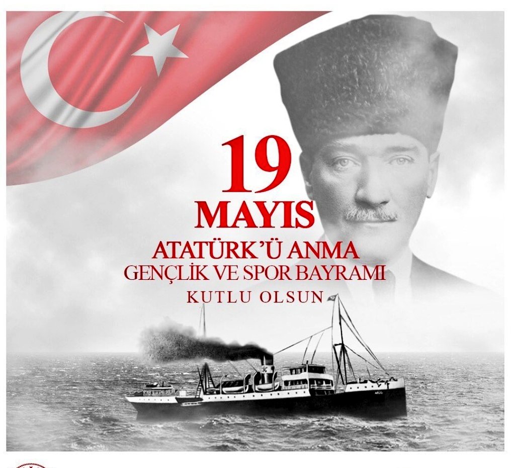 19 Mayıs 1919'da Samsun'da yakılan istiklâl meşalesinin 105'inci yılında, milletimizin bağımsızlık mücadelesinin aziz kahramanlarını, başta Gazi Mustafa Kemal Atatürk olmak üzere şükranla anıyor, 19 Mayıs Atatürk'ü Anma, Gençlik ve Spor Bayramı'nı kutluyorum.