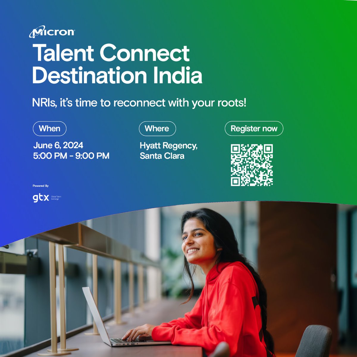 Feeling a familiar tug calling you back home? 🇮🇳 #NRIs, it's time to grab the opportunity! Join us at the ‘Micron Talent Connect - Destination India’ & dive into what’s changed and what’s happening back home @MicronTech 🔗 Register now! microntalentconnect.globaltalex.com
