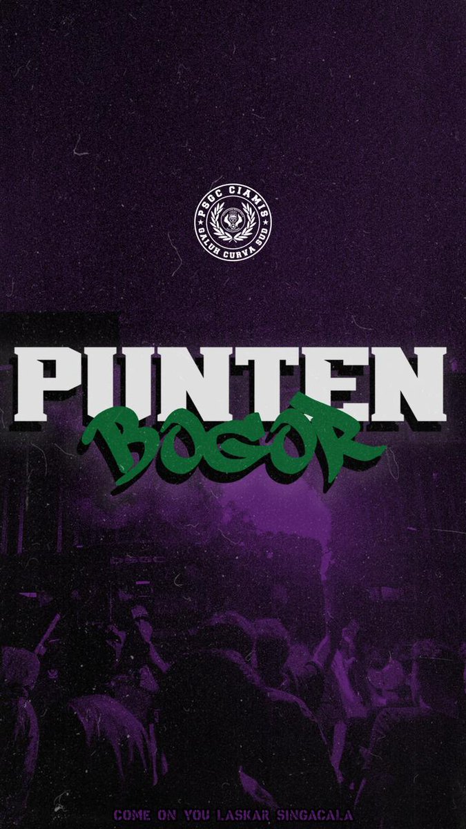 Menjemput Kemenangan di Tanah Padjajaran 
Izin mengawal sang raja Laskar Singacala 

Mohon izin kepada seluruh elemen supporter dan seluruh masyarakat kabupaten Bogor 

From Galuh with love 💜💚
GaluhXPadjajaran