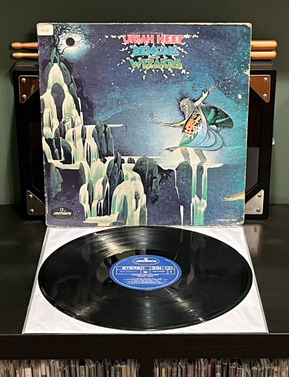 Uriah Heep released their 4th studio album “Demons And Wizards” May 19, 1972. #UriahHeep