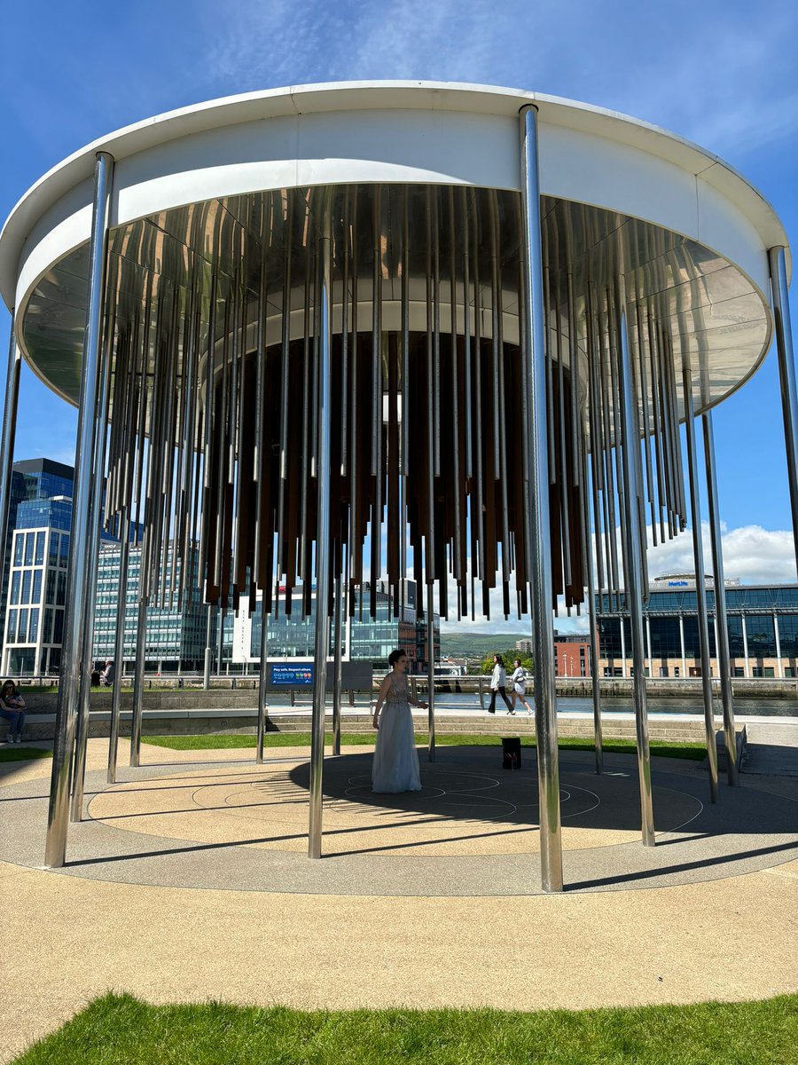 NIOpera's tweet photo. What a beautiful day for the return of @MaritimeBelfast events on the #MaritimeMile! Fabulous to be a part of this again, today with our brilliant soprano @MaryMcCabeSop performing in the #SoundYard. @cammenzies @ArtsCouncilNI https://t.co/eAgiecGsy2