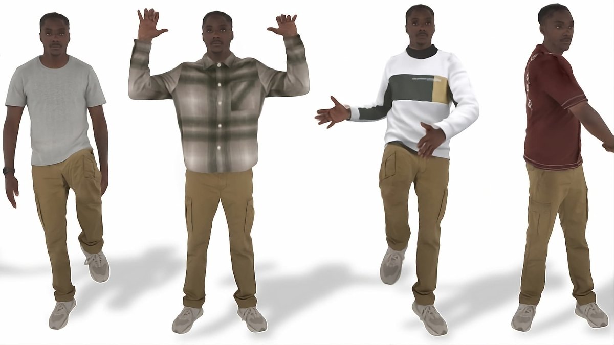 Dimension_ia's tweet image. Revoluciona la animación de avatares con LayGA y su innovador enfoque en 3D Gaussian Splatting!
Obten pruebas virtuales realistas y cambia la industria de la moda virtual con esta tecnología de vanguardia. #LayGA #AnimaciónDeRopa #ModaVirtual 👇

dimensionia.com/transferencia-…