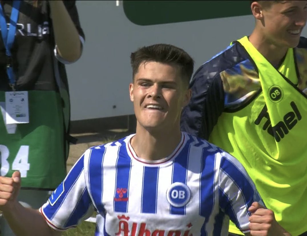 And Kjerrumgaard (‘03) has now doubled the lead after some great work from Max Ejdum (‘04)! The academy boys are carrying OB forward right now. #sldk #obrfc #obdk