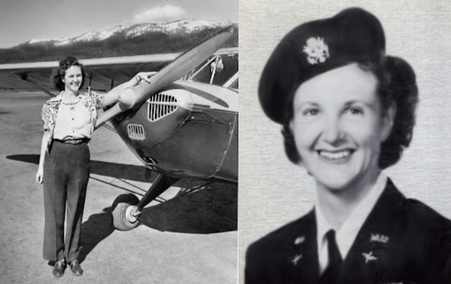 #WASP Helen Hazeltine Fuller 44-W-6
Discovered by Hollywood after WASP
Instead, joined the Navy as a WAVE
“I wanted to fly! That’s what I did!”
(24 Oct 1922 – 9 Aug 2012)

@WomenInAviation @WomenMilAv8rs @WomenAtWar2 @WomenOfAviation @FlyingIsFemale #womenpilots  @WomenintheAir