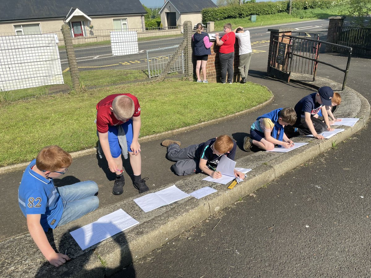 CPSBALLYMONEY's tweet image. Outdoor Learning in beautiful weather.