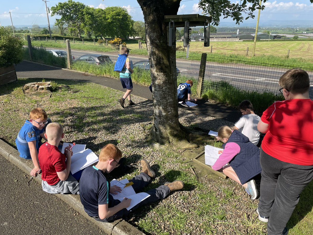 CPSBALLYMONEY's tweet image. Outdoor Learning in beautiful weather.