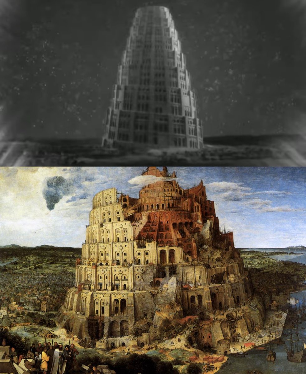 'Metropolis' (1927) by Fritz Lang /

'The Tower of Babel' (1563) by Pieter Bruegel