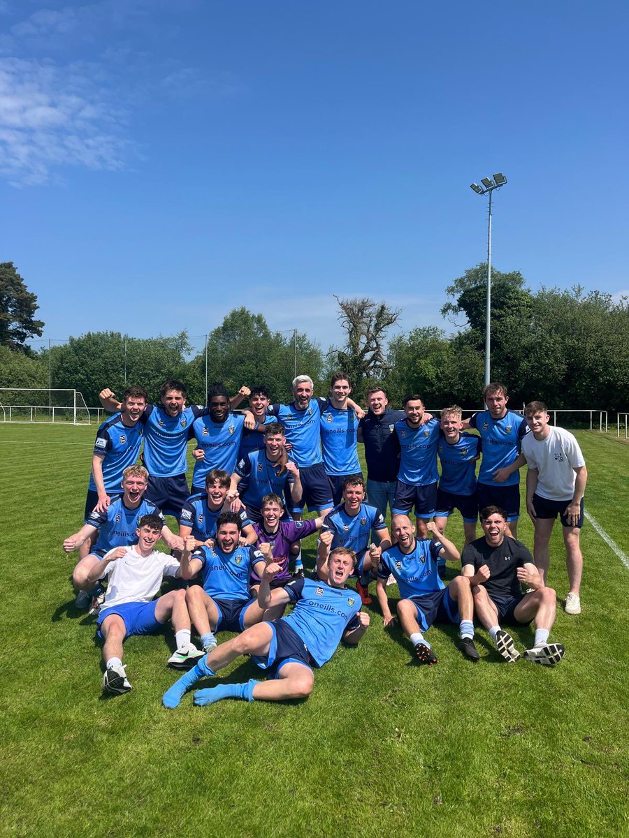 PROMOTION ! Our Senior Sunday side were promoted back to the LSL Senior today after a 2-0 over @EdenderryTown A huge effort all season from players and staff made it possible! GET. IN. @UCDSU @ucdsportsclubs @UCDResLife @LSLLeague