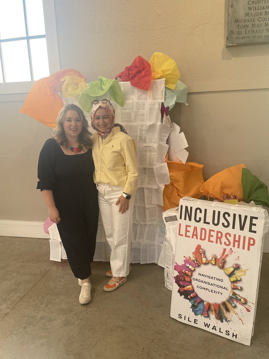 🥁🥁Yesterday we attended the so well organised book launch celebration of the amazing leader @SileWalsh1 at the historical Richmond Barracks ! Inclusive Leadership book is out ! Many congratulations Sile taking the time to enlighten us with your book ! Cannot wait to read it !🎉