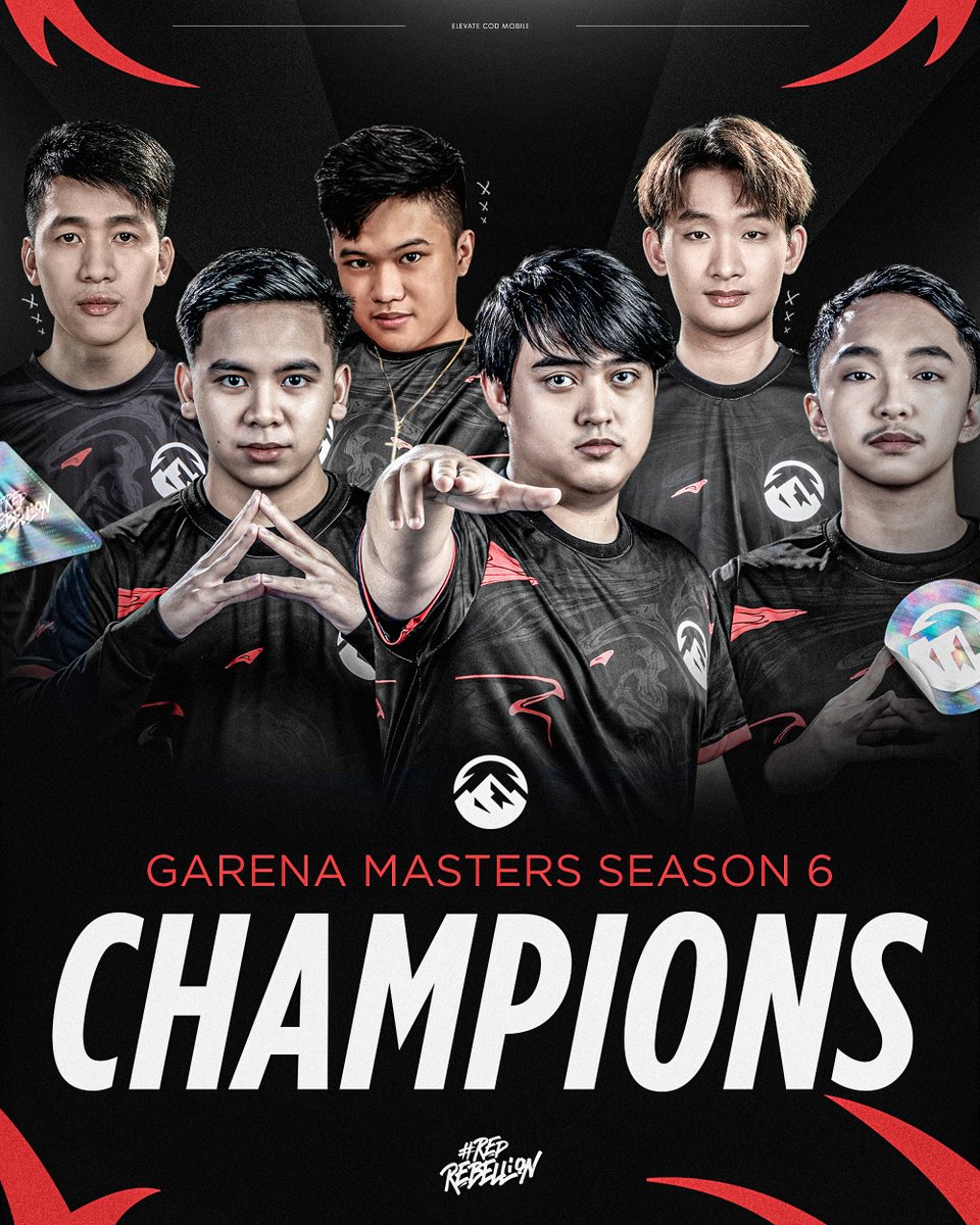 WE'RE BACK TO BACK GARENA MASTERS CHAMPIONS 🏆🏆

#CODMElevate | #RedRebellion