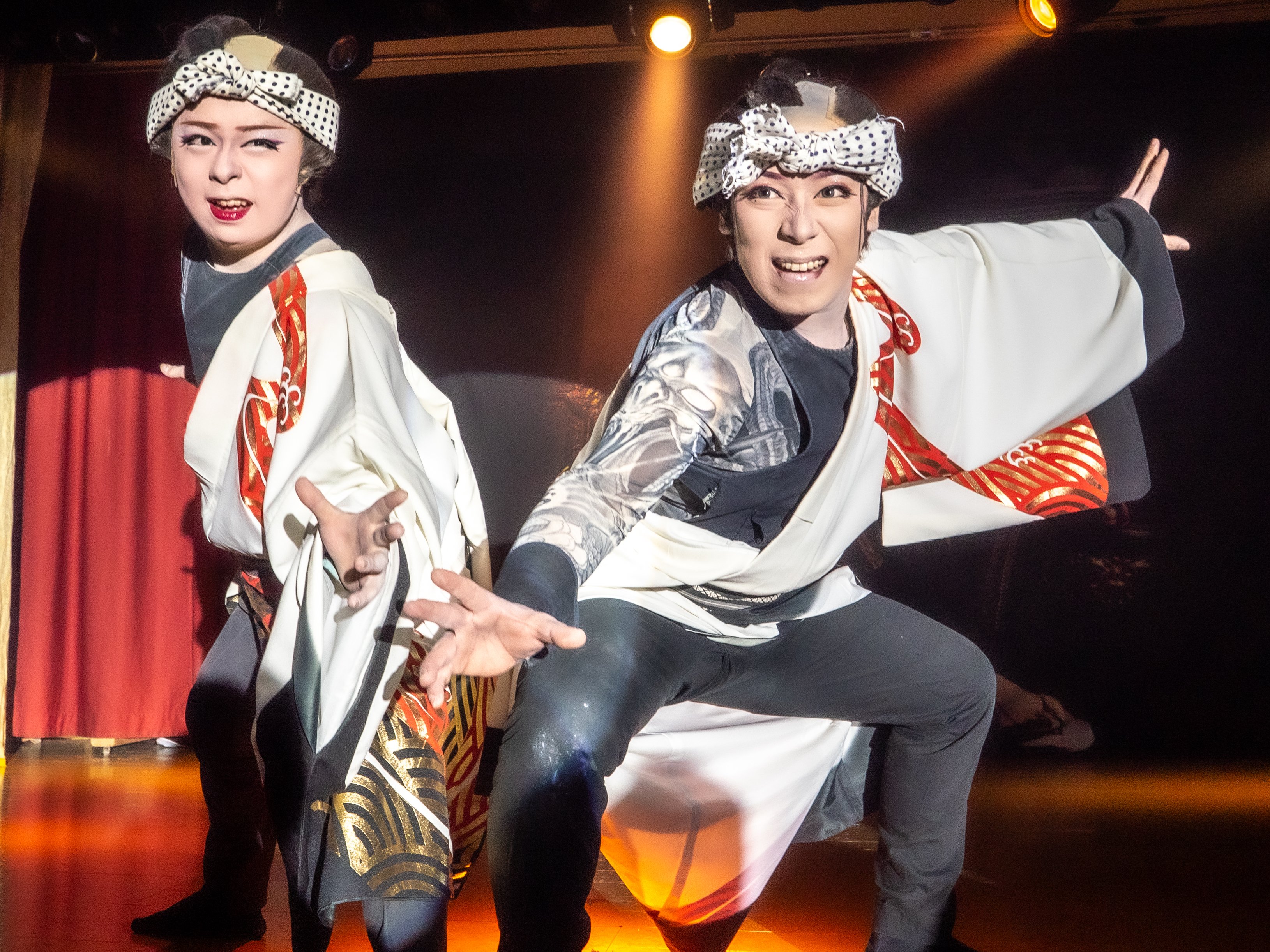 大衆演劇 立ち襦袢、裾よけ 隈取り 名入
