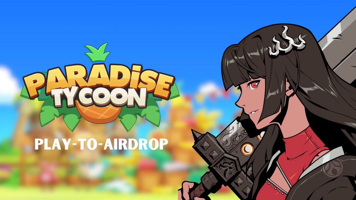 PLAY-TO-AIRDROP GUIDE: @ParadiseTycoon 180M $MOANI (3% total supply) will be rewarded to players Available to play on mobile + browser Everything you need to know ⤵️