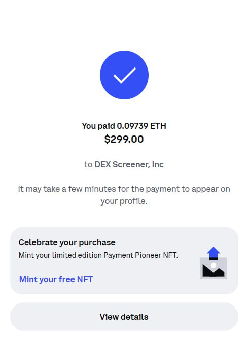 Dexscreener update paid for

etherscan.io/tx/0xaf9b964d2…
