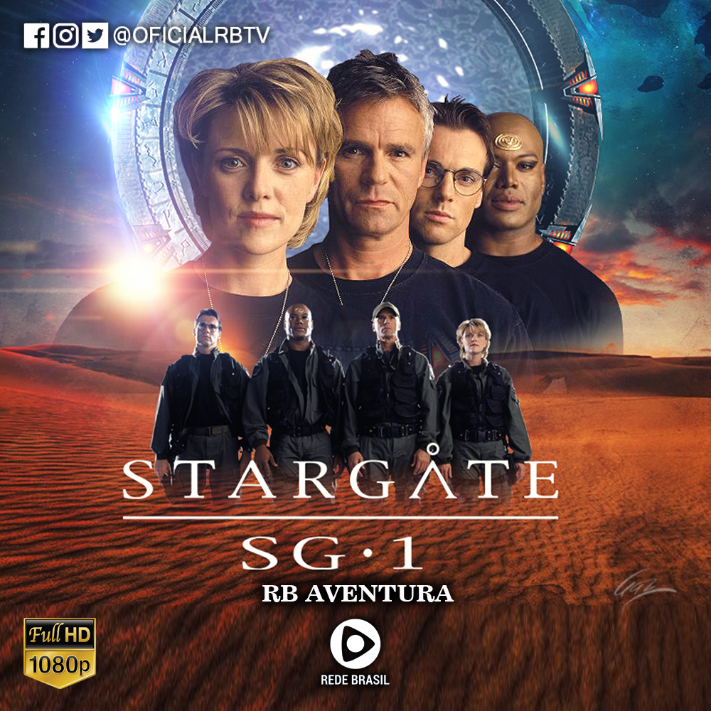 Stargate SG-1! Hoje no #RBAventura a partir de 20h57! Acompanhe pelo App RBPLAY e também pelo site: rbtv.com.br #RedeBrasilDeTelevisão #OficialRBTV #StargateSG-1