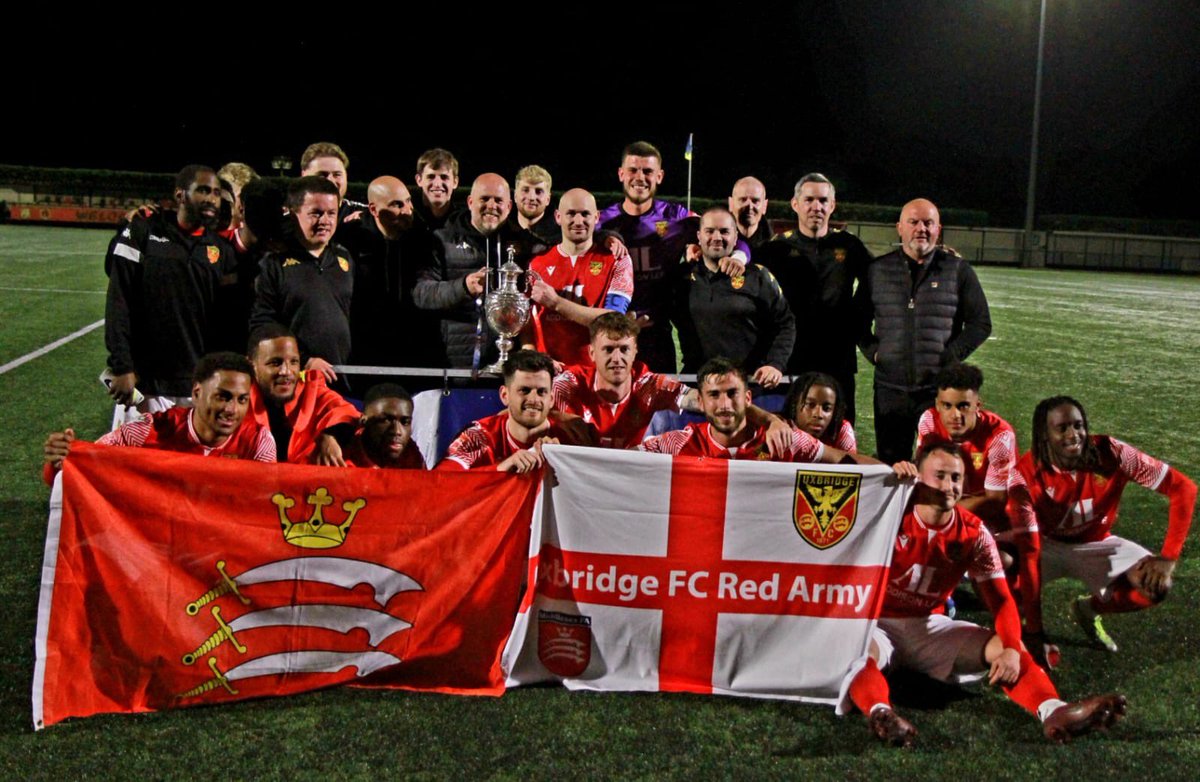 Congratulations to Uxbridge FC @uxfc_redarmy Middlesex Senior Charity Cup champions!