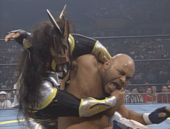 28 Years Ago Today At WCW Slamboree 1996 @Liger_NJPW Faced Off Against @Konnan5150