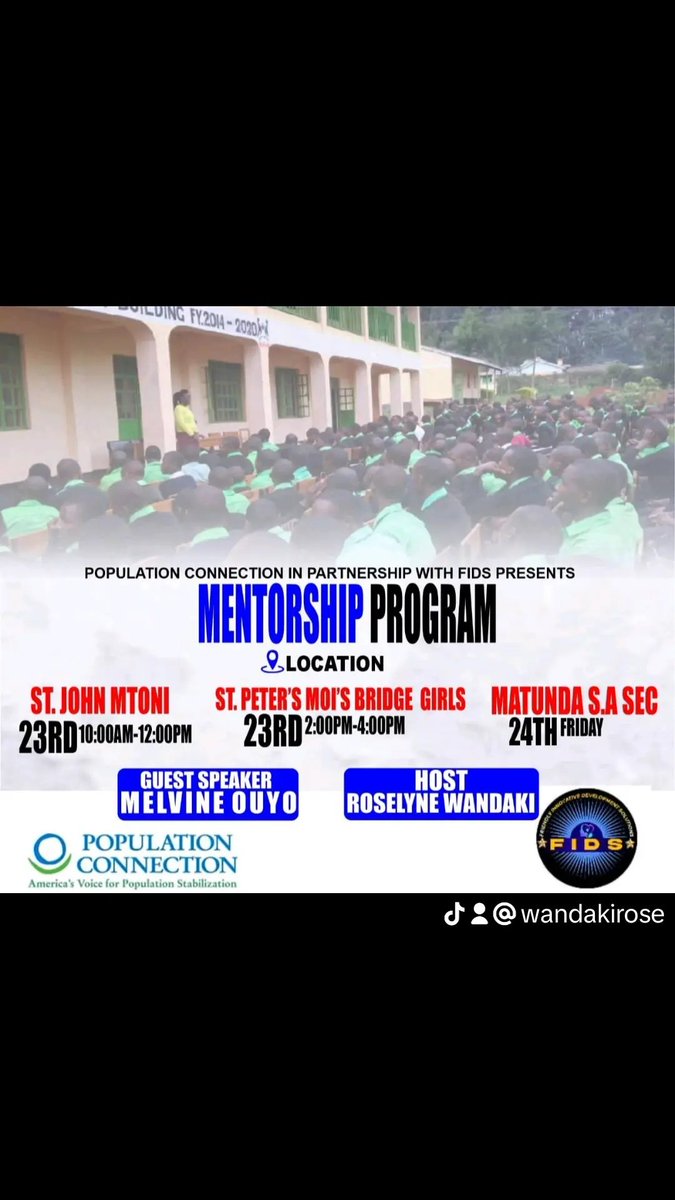 Looking forward to have a mentorship program on matters mental health among afew other topics <a href="/BasicNeeds_KE/">Basic Needs Basic Rights Kenya</a> <a href="/capmhkenya/">Coalition Action for Preventive Mental Health</a> <a href="/MandelaTb/">Nelson Mandela TB HIV Community Information CBO</a> <a href="/Rosewandaki/">Rose Wandaki</a>
