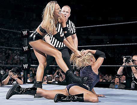 22 Years Ago Today At Judgement Day 2002 @trishstratuscom Defended Her Women’s Championship Against @StacyKeibler