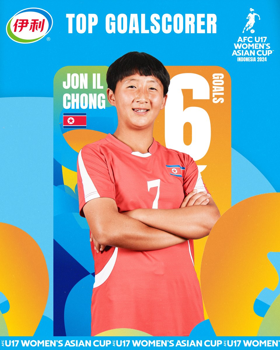 🇰🇵Jon Il-chong is the #U17WAC Yili Top Goalscorer 🔝⚽ #YiliTopGoalscorers