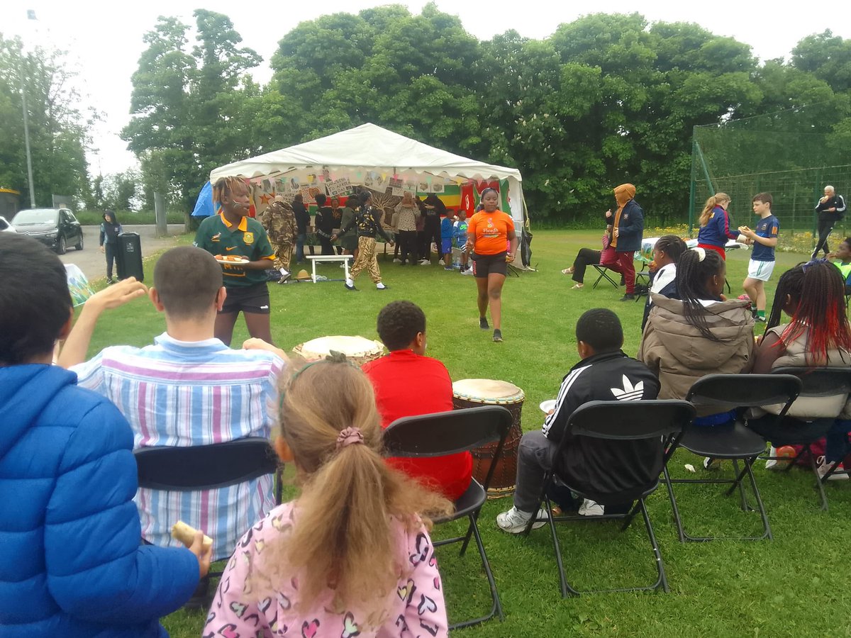 Excellent day at the #AfricaCup in Borrisokane FC #AfricaDay