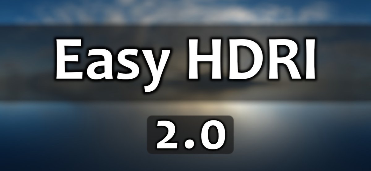 Easy HDRI 2.0 - What's New blendernation.com/2024/05/19/eas… #blender #blender3d #b3d