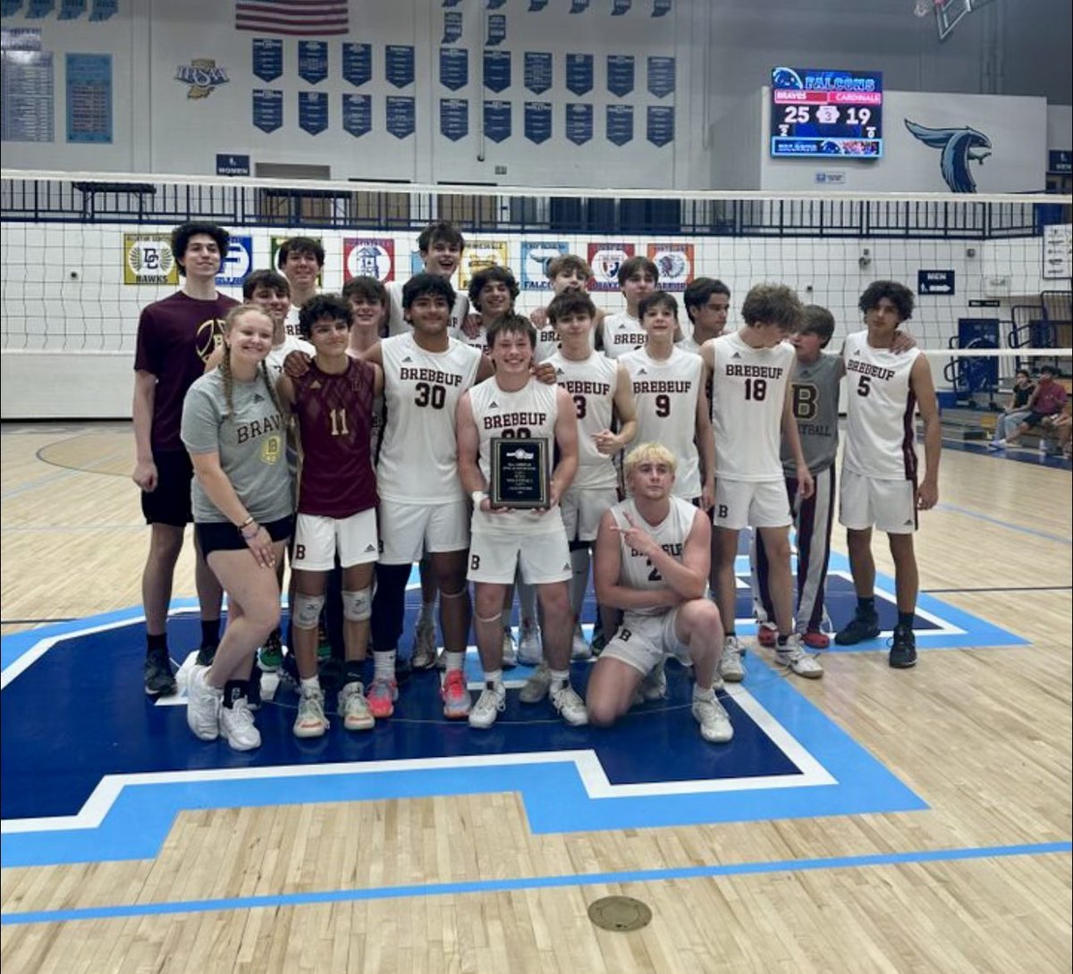 Regional Champs!

<a href="/PREPBoysVB/">BJPS Boys Volleyball</a> is on to semi-state after winning both games at regionals yesterday!

Congrats, Braves!

#GoBraves