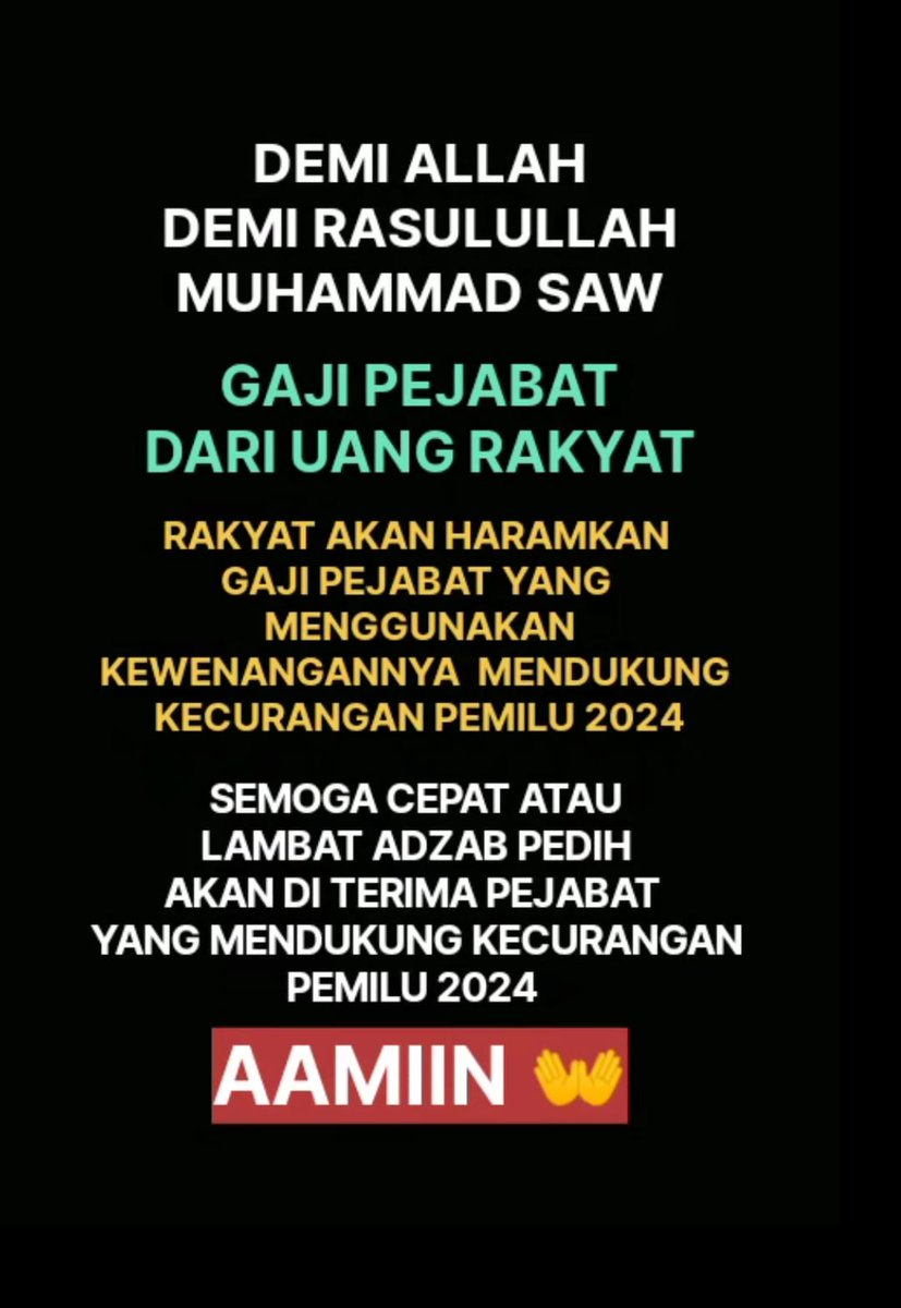 Mari kita aamiinkan doa ini 🤲