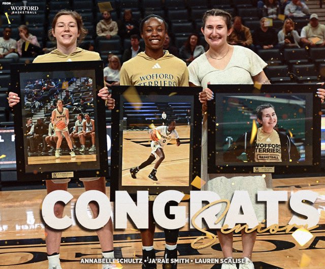 Congratulations to our three graduating seniors!! We are so proud of you and excited to see what the future holds! We know you’ll do amazing 🖤💛 #ConquerAndPrevail