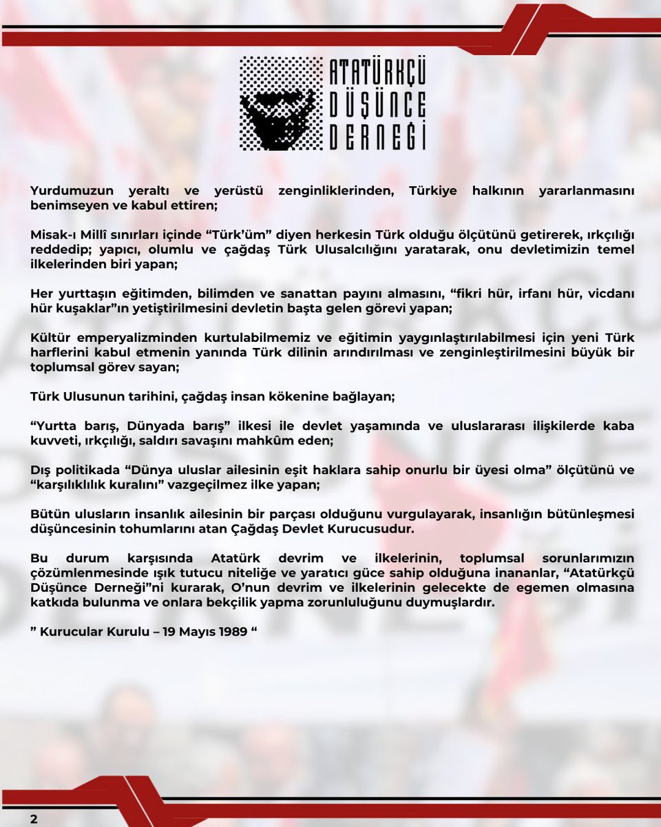 Atatürkçü Düşünce Derneği'mizin kuruluşunun 35. yılını kutluyoruz
#35.yıl
#addmustafakemalpaşa