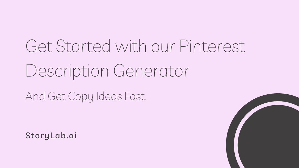 Want to improve your #Pinterest Marketing?

Create better Pin descriptions at scale.

Check out how a Pinterest Description Generator can help with just that.

#SocialMediaMarketing #PinterestMarketing #ContentCreation #ContentMarketing buff.ly/37XhpXl