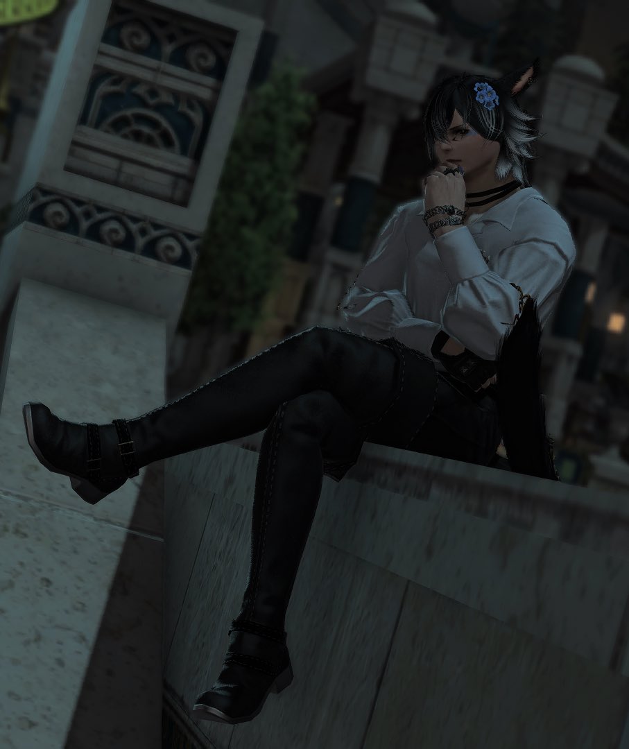 Pyxcit's tweet image. Obsessed with my wol 🩵 #ffxiv #gpose