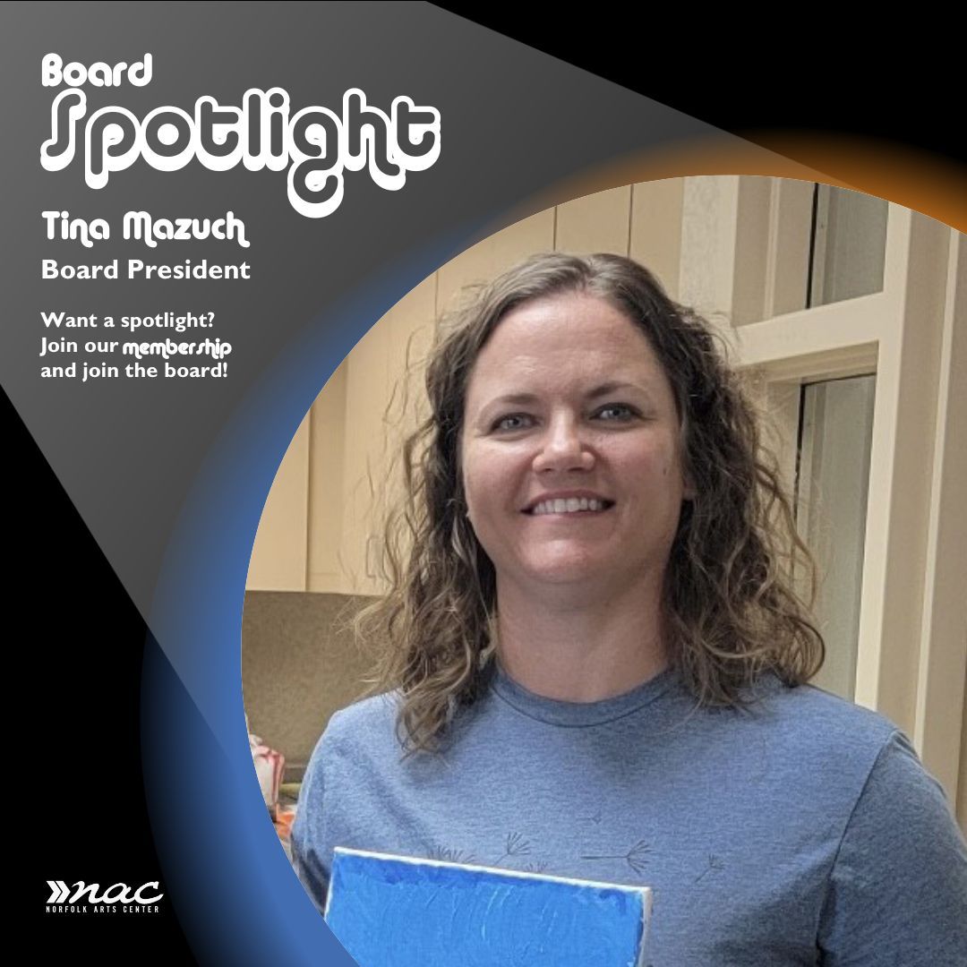 🌟 Board Spotlight: Meet Tina Mazuch, a passionate advocate for the arts! 'Being part of the Board allows me to use my skills and knowledge to support the Art Center's mission.' Join Tina and make a difference today! bit.ly/3V37BAs 
#ArtsAdvocate #JoinTheBoard 🎨👥